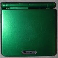 Nintendo Game Boy Advance SP - Limited Emerald Pack Box Art