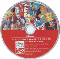 Disney Interactive 1996-97 Software Sampler Box Art