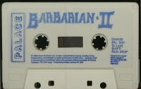 Barbarian II: The Dungeon of Drax (cassette) Box Art