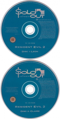 Resident Evil 2 - Sold Out Software Box Art