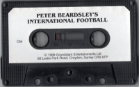 Peter Beardsley's International Football (Bug Byte Premier) Box Art