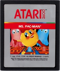 Ms. Pac-Man (Atari, Corp.) Box Art
