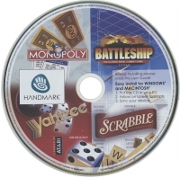 Monopoly / Battleship / Yahtzee / Scrabble Box Art