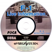 F-1 Live Information Box Art