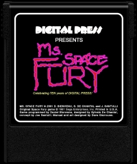 Ms. Space Fury Box Art