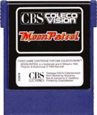 Moon Patrol (CBS) Box Art