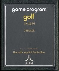 Golf (text label) Box Art