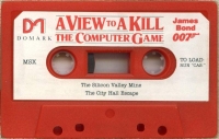 View to a Kill, A: The Computer Game Box Art