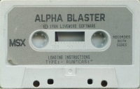 Alpha Blaster Box Art