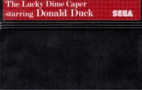 Lucky Dime Caper Starring Donald Duck, The Box Art