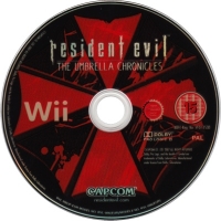 Resident Evil: The Umbrella Chronicles (RVL-RBUP-UKV / IS85011-01ENG / RVL-RBUP-EUR disc) Box Art