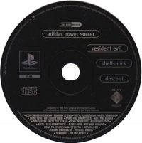 Adidas Power Soccer / Resident Evil / Shellshock / Descent Box Art