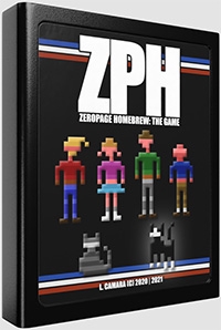 ZeroPage Homebrew:  The Game Box Art
