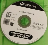 Resident Evil 6 (Not for Resale) Box Art