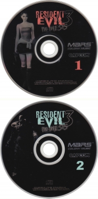 Resident Evil 3: Nemesis Original Soundtrack (CD / MCM-10101) Box Art