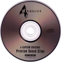Biohazard 4 e-Capcom Original Preview Sound Clips Box Art