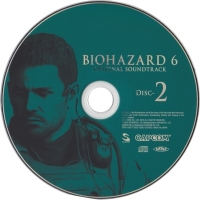 Biohazard 6 Original Soundtrack Disc 2 Box Art