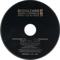 Biohazard: The Darkside Chronicles Original Soundtrack 02 Box Art