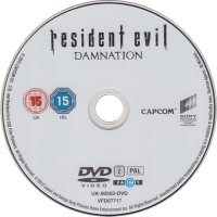 Resident Evil: Damnation (DVD) [UK] Box Art