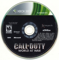 Call of Duty: World at War - Platinum Hits Box Art