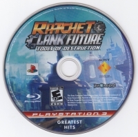 Ratchet & Clank Future: Tools of Destruction - Greatest Hits (Only On PlayStation text left) Box Art