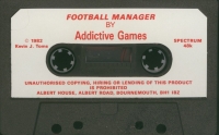 Football Manager (white cover) Box Art
