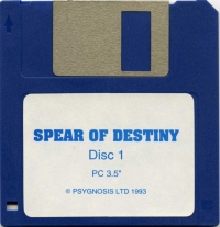 Spear of Destiny Box Art