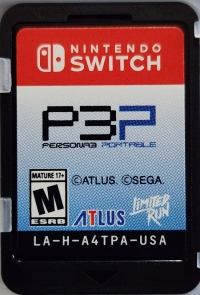 Persona 3 Portable Box Art