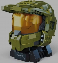 Mega Construx Halo Infinite Master Chief Helmet Box Art