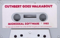 Cuthbert Goes Walkabout (cassette) Box Art