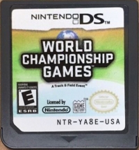 World Championship Games: A Track and Field Event Box Art