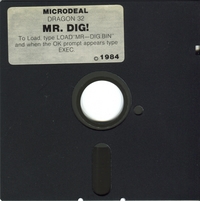 Mr. Dig (disk) Box Art