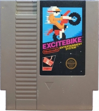 Excitebike (5 screw cartridge / System™) Box Art