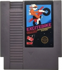 Excitebike (5 screw cartridge / System®) Box Art