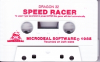 Speed Racer (cassette) Box Art