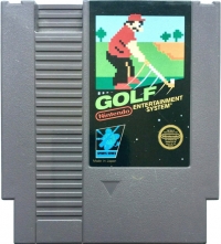 Golf (3 screw cartridge / ⓂNintendo®) Box Art