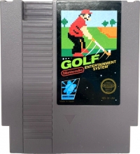 Golf (3 screw cartridge / ⓂNintendo® / NES-GF-USA) Box Art