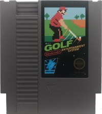 Golf (3 screw cartridge / ©ⓂNintendo® / circle Seal) Box Art