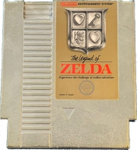 Legend of Zelda, The (3 screw cartridge / Nintendo® / Made in Japan / REV-A) Box Art