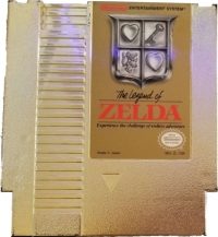 Legend of Zelda, The (3 screw cartridge / ©ⓂNintendo® / oval Seal®) Box Art