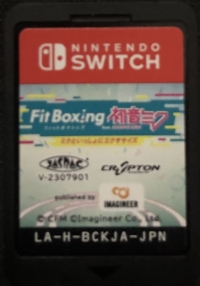 Fitness Boxing feat. Hatsune Miku: Miku to Issho ni Exercise Box Art