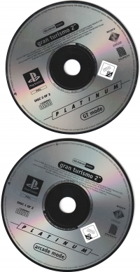 Gran Turismo 2: The Real Driving Simulator - Platinum (white USK rating) Box Art