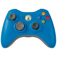 Microsoft Xbox 360 Wireless Controller (blue) Box Art