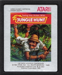 Jungle Hunt (1983 / Atari Inc) Box Art