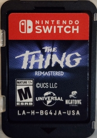 Thing, The: Remastered Box Art