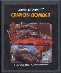 Canyon Bomber (1987) Box Art