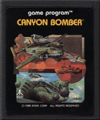 Canyon Bomber (1988) Box Art