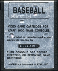 Super Challege Baseball (Telegames) Box Art