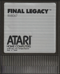 Final Legacy (Also Plays on XE Game System) Box Art