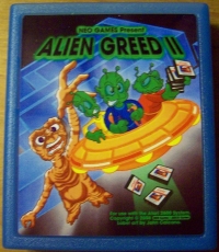 Alien Greed II (blue cartridge) Box Art